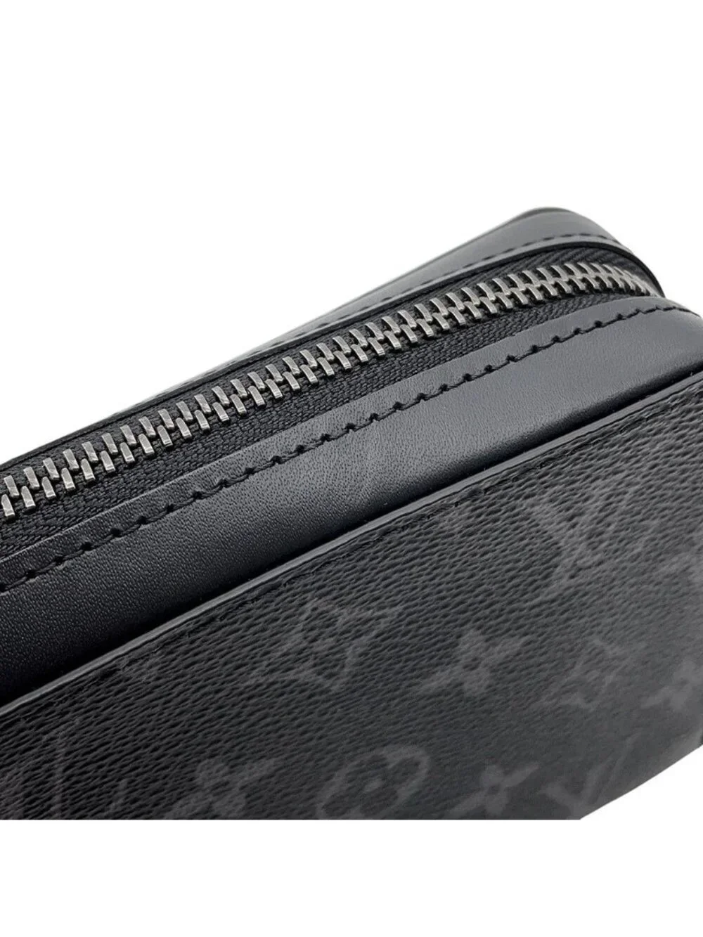 Louis Vuitton Wallet Monogram Eclipse Zippy XL Black
